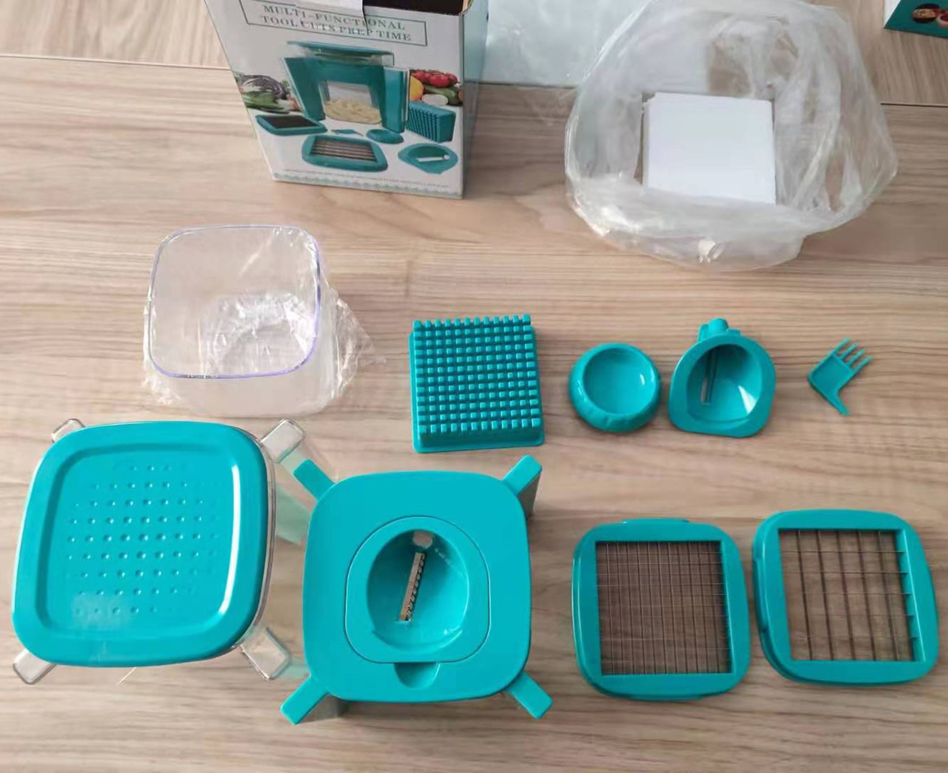 ORANGLES 12‑piece Vegetable Slicer – Multifunctional Cutting Machine for Kitchen - high resolution display - exposing craftsmanship - Image 2 of 2 | built for everyone | 12‑piece Vegetable Slicer – Multifunctional Cutting Machine for Kitchen for sale Georgia | Free Shipping ORANGLES