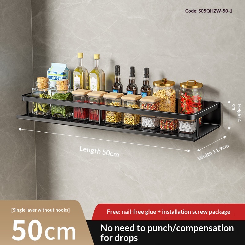 ORANGLES Kitchen Wall‑Mount Storage Rack – Multifunctional Seasoning Organizer - elegant presentation - exhibiting components - Image 6 of 6 | ideal for home | Discount on Kitchen Wall‑Mount Storage Rack – Multifunctional Seasoning Organizer Virginia | Free Shipping ORANGLES