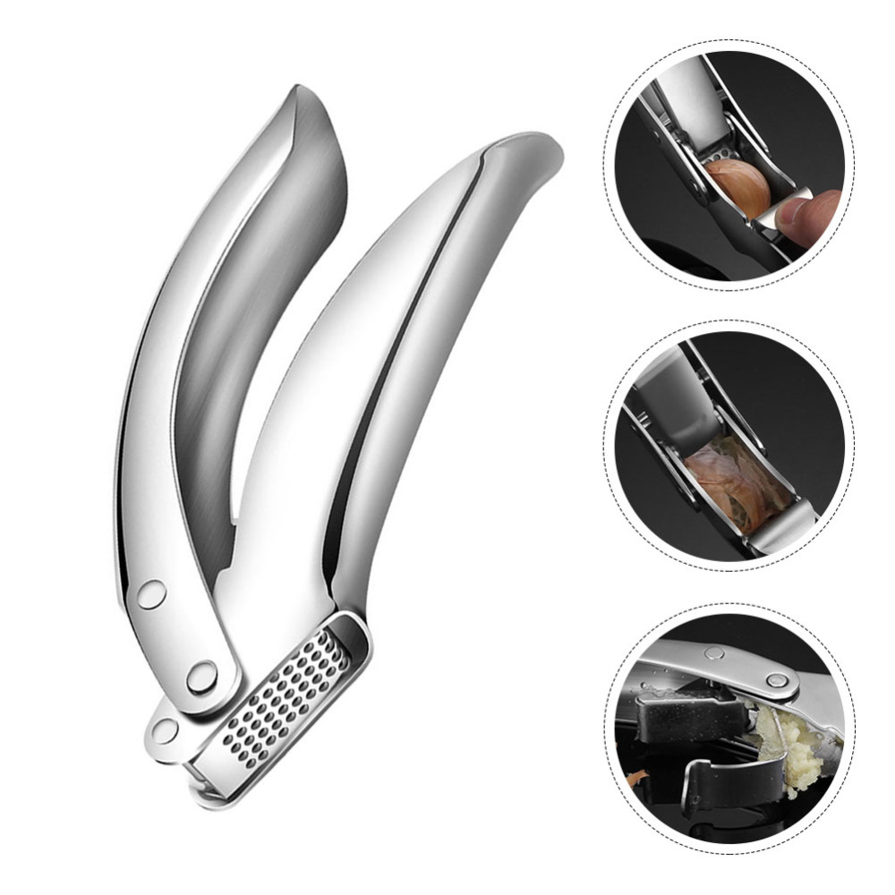 304 Stainless Steel Manual Garlic Press Masher