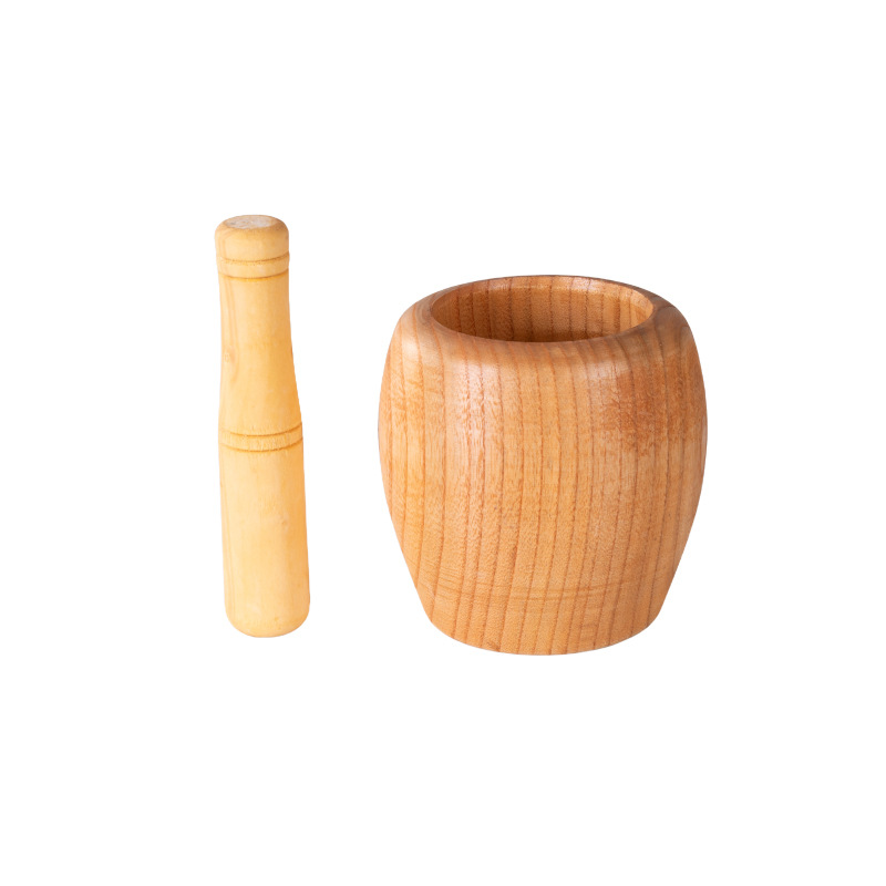 ORANGLES Solid Wood Household Garlic Press Masher - full product showcase - displaying specifications - Image 5 of 5 | adapts to any space | Solid Wood Household Garlic Press Masher deal New Jersey | Free Shipping ORANGLES