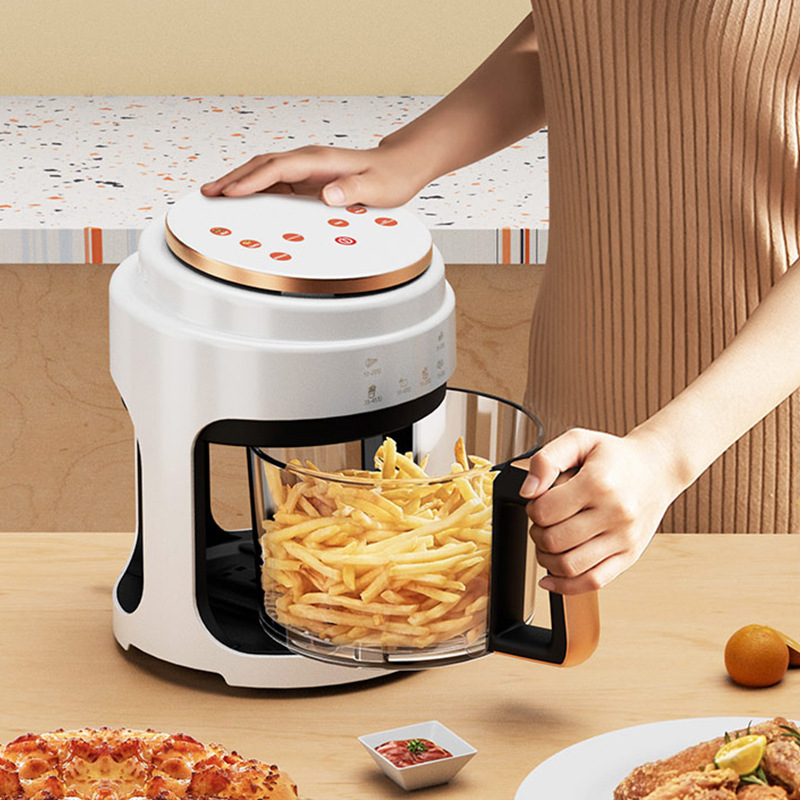ORANGLES Portable Compatible Air Fryer for Home Use - angled perspective - presenting advantages - Image 4 of 4 | fits any environment | Purchase Portable Compatible Air Fryer for Home Use Michigan | Free Shipping ORANGLES