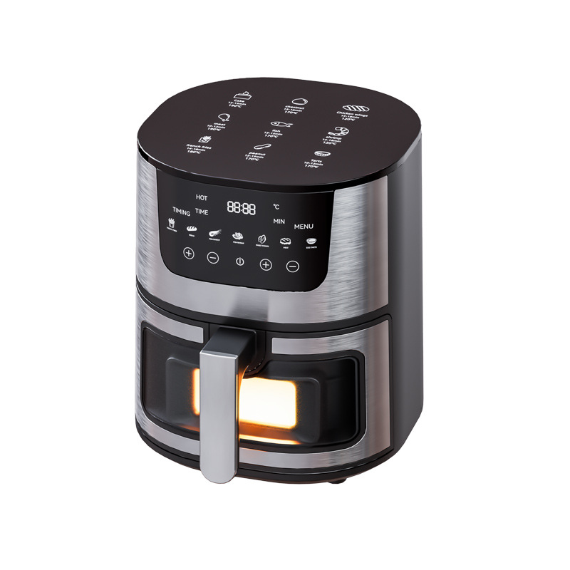 Stainless Steel Smart Visual Air Fryer Oven