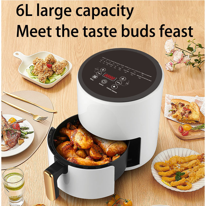 ORANGLES Household Large Capacity Oil‑Free Air Fryer - elegant presentation - exhibiting components - Image 6 of 6 | ideal for home | Discount on Household Large Capacity Oil‑Free Air Fryer Virginia | Free Shipping ORANGLES