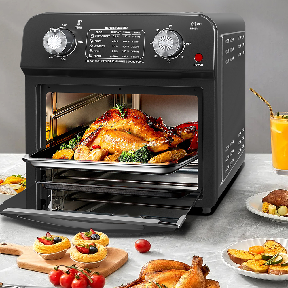 ORANGLES 12.5Qt Dual Knob Control Air Fryer Oven - high resolution display - Image 866 of 10 | perfect for office | Georgia | Free Shipping ORANGLES