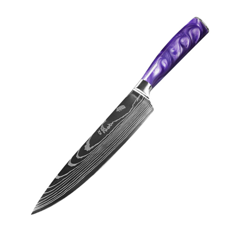 ORANGLES Creative Home Purple Fruit & Veg Knife - detailed closeup view - illustrating benefits - Image 3 of 6 | created for all | Shop Creative Home Purple Fruit & Veg Knife North Carolina | Free Shipping ORANGLES