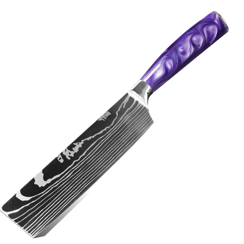 ORANGLES Creative Home Purple Fruit & Veg Knife - angled perspective - presenting advantages - Image 4 of 6 | fits any environment | Purchase Creative Home Purple Fruit & Veg Knife Michigan | Free Shipping ORANGLES