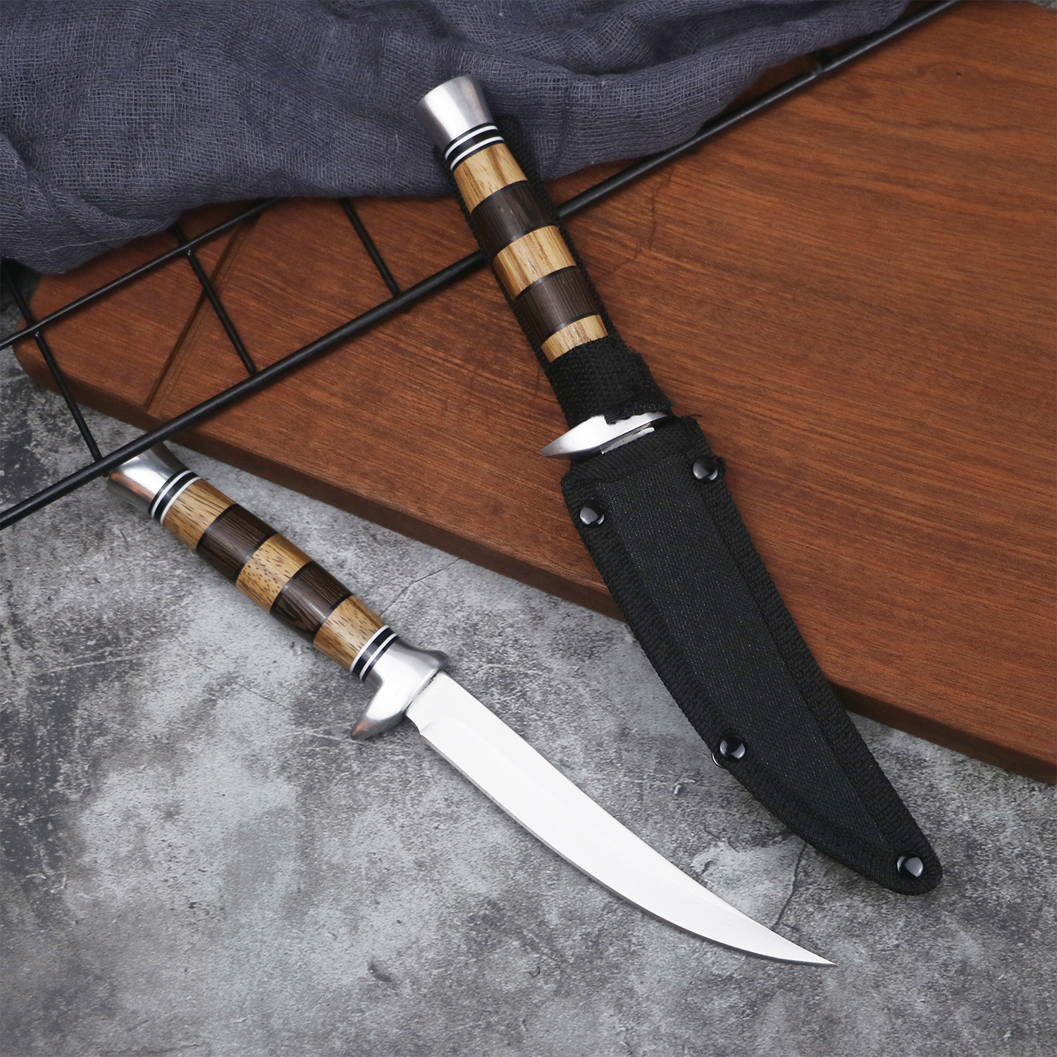 ORANGLES Household Stainless Steel Fruit Knife - high resolution display - exposing craftsmanship - Image 2 of 4 | built for everyone | Household Stainless Steel Fruit Knife for sale Georgia | Free Shipping ORANGLES