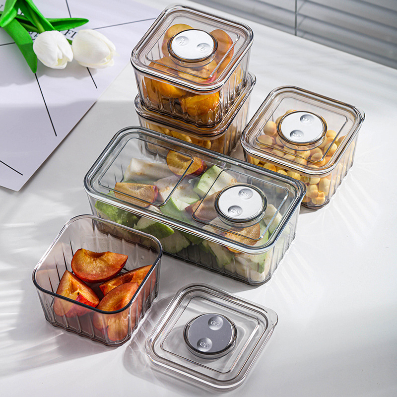 ORANGLES Refrigerator Storage Box – Airtight Food Grade - detailed closeup view - illustrating benefits - Image 3 of 4 | created for all | Shop Refrigerator Storage Box – Airtight Food Grade North Carolina | Free Shipping ORANGLES