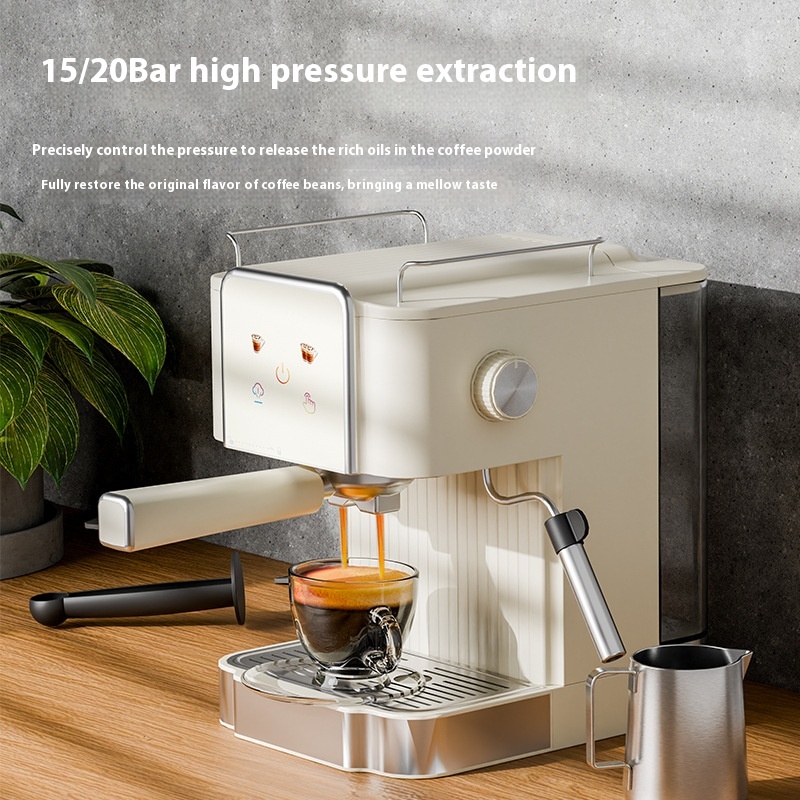ORANGLES Italian Coffee Machine Semi Automatic High Pressure - high resolution display - Image 2 of 5 | perfect for office | California | Free Shipping ORANGLES