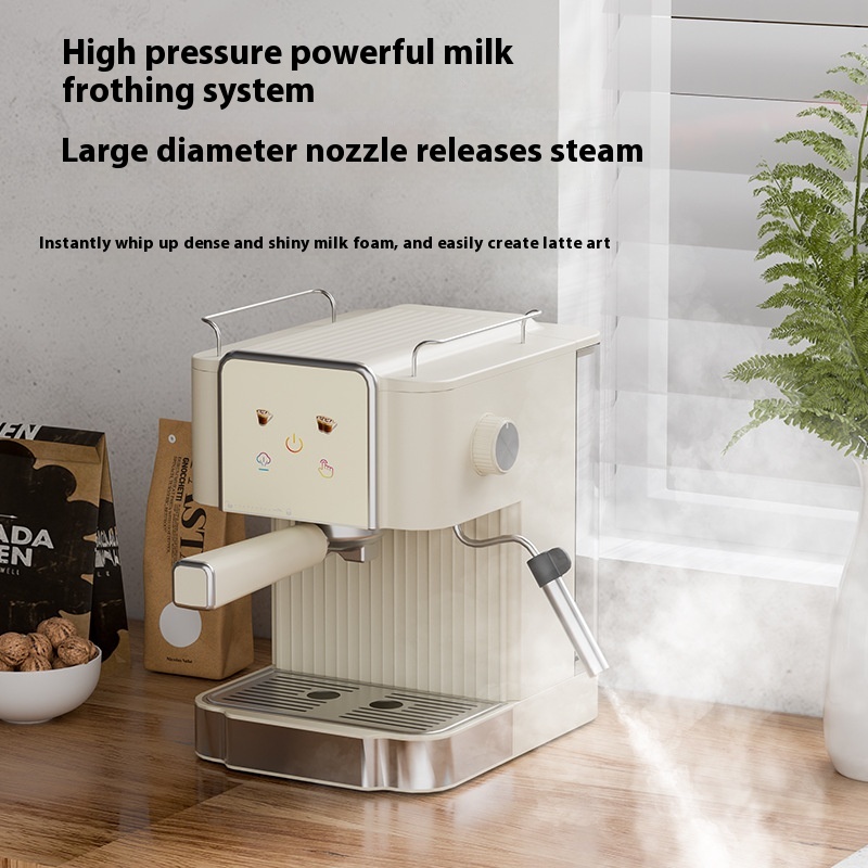 ORANGLES Italian Coffee Machine Semi Automatic High Pressure - angled perspective - Image 4 of 5 | excellent for daily use | New York | Free Shipping ORANGLES