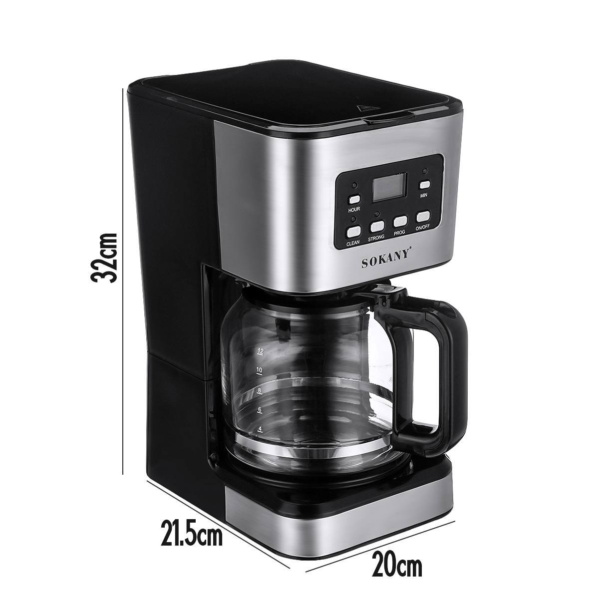 ORANGLES Best Drip Coffee Machine Home Automatic - high resolution display - Image 2 of 6 | perfect for office | California | Free Shipping ORANGLES