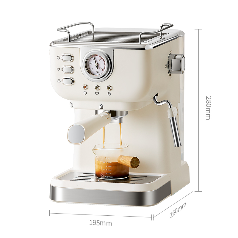 ORANGLES Commercial Espresso Coffee Machine Italian Style Authentic Home Espresso - angled perspective - presenting advantages - Image 604 of 10 | fits any environment | Purchase Commercial Espresso Coffee Machine Italian Style Authentic Home Espresso Los Angeles | Free Shipping ORANGLES