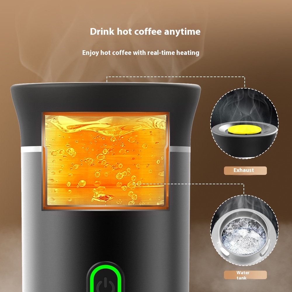 ORANGLES Portable Espresso Maker 3 In 1 Travel Coffee Machine - full product showcase - Image 5 of 5 | suitable for professionals | Florida | Free Shipping ORANGLES