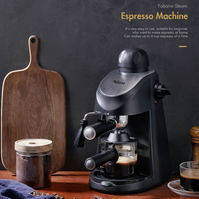 ORANGLES Italian Coffee Machine 35 Bar High Pressure Espresso - high resolution display - Image 2 of 4 | perfect for office | California | Free Shipping ORANGLES