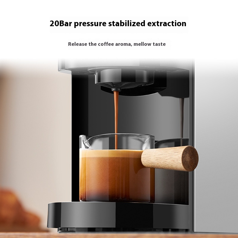 ORANGLES Machine Coffee Capsule Small Automatic Household Use - detailed closeup view - Image 3 of 3 | great for travel | Texas | Free Shipping ORANGLES