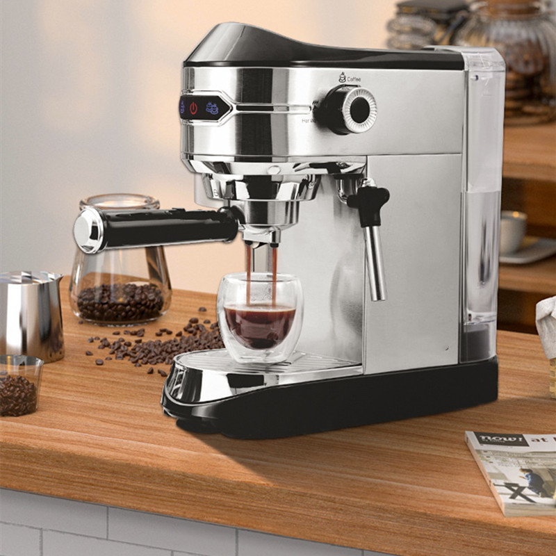 ORANGLES Automatic Coffee Machine Small Semi Automatic Steam Wand Frother - high resolution display - Image 2 of 5 | perfect for office | California | Free Shipping ORANGLES