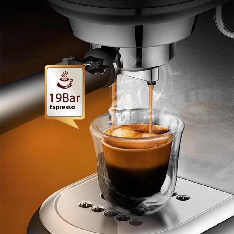 ORANGLES Commercial Coffee Machines Italian American Hot And Cold Semi Automatic - angled perspective - Image 4 of 5 | excellent for daily use | New York | Free Shipping ORANGLES
