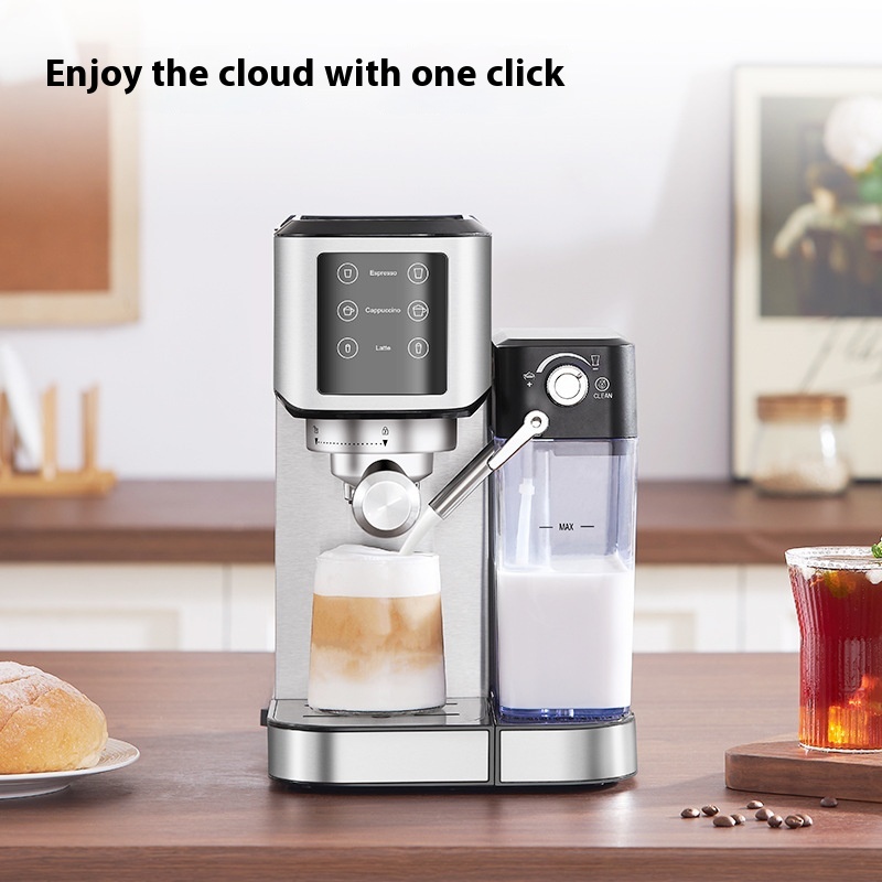 ORANGLES Automatic Coffee Machine Small Semi Automatic High Pressure Steam - detailed closeup view - Image 3 of 4 | great for travel | Texas | Free Shipping ORANGLES