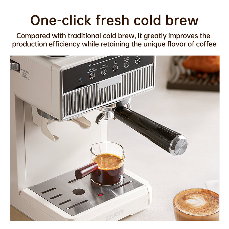 ORANGLES Coffee Grinder Machine Italian Integrated Espresso Maker - detailed closeup view - Image 3 of 6 | great for travel | Texas | Free Shipping ORANGLES