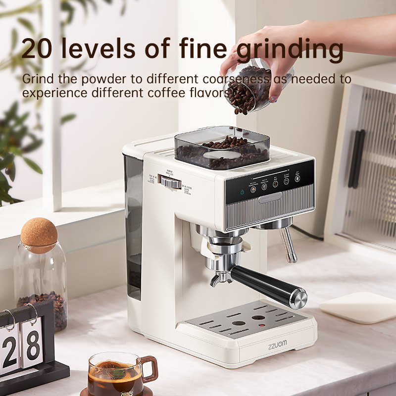 ORANGLES Coffee Grinder Machine Italian Integrated Espresso Maker - full product showcase - Image 5 of 6 | suitable for professionals | Florida | Free Shipping ORANGLES