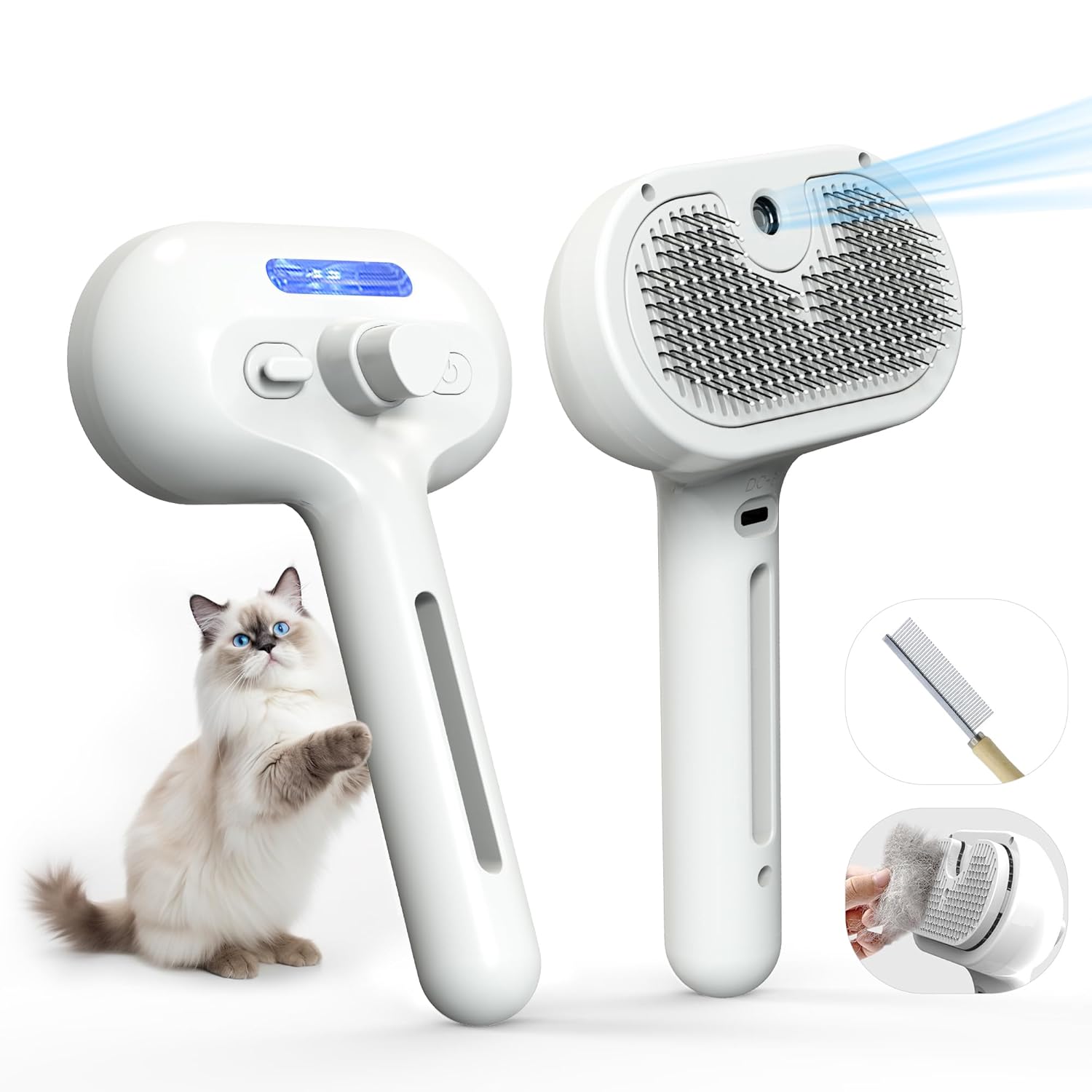 Spray Detangling Comb – Cat & Dog Grooming Tool