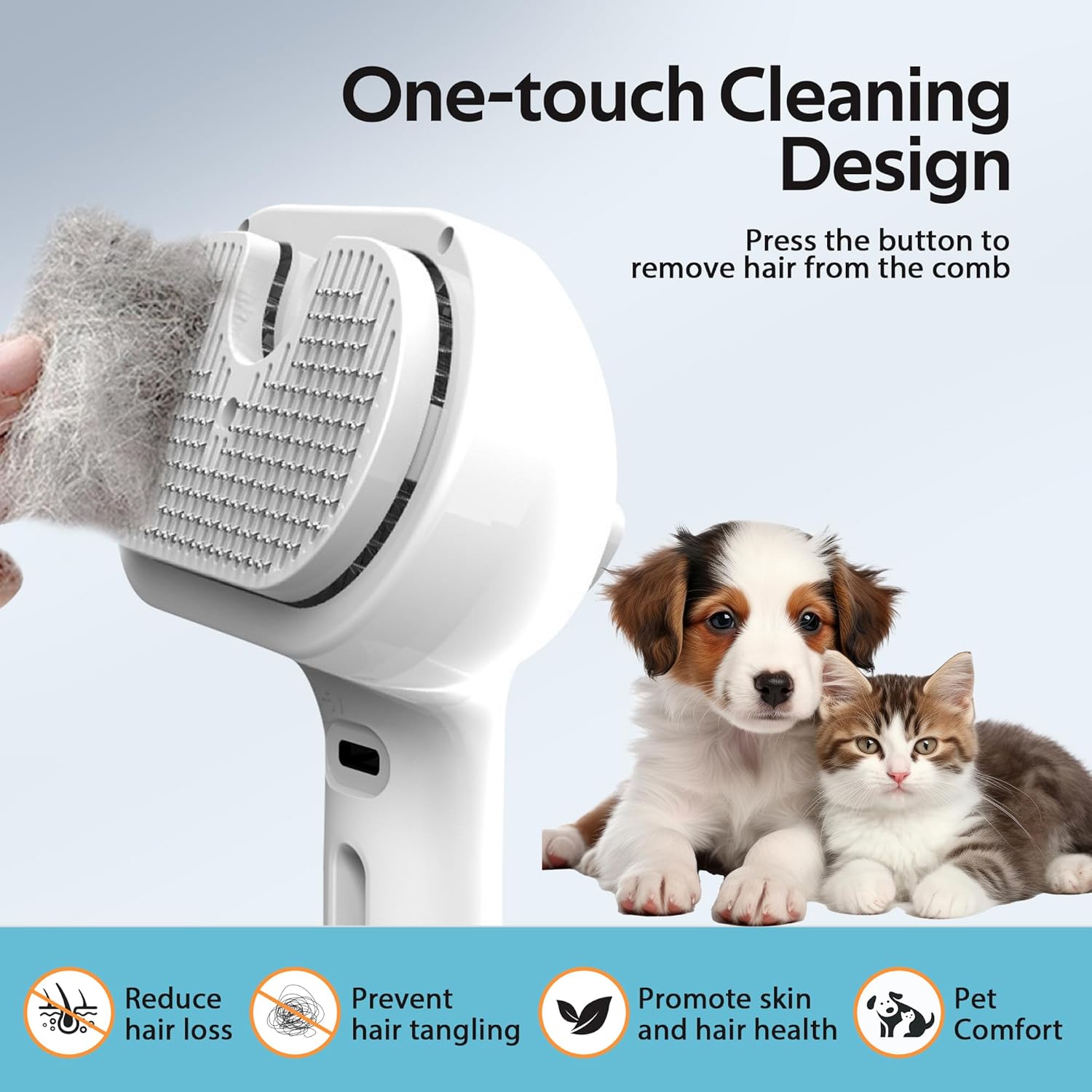 ORANGLES Spray Detangling Comb – Cat & Dog Grooming Tool - high resolution display - exposing craftsmanship - Image 2 of 6 | built for everyone | Spray Detangling Comb – Cat & Dog Grooming Tool for sale Georgia | Free Shipping ORANGLES