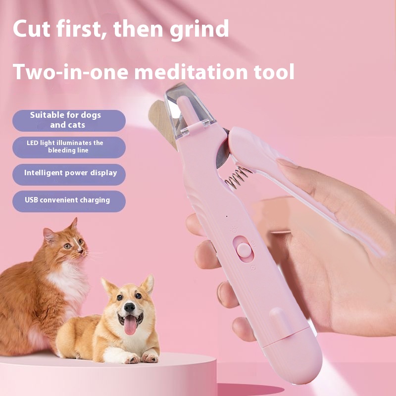 ORANGLES 2‑in‑1 Pet Nail Clippers – LED Dog & Cat Trimmer - full product showcase - displaying specifications - Image 5 of 6 | adapts to any space | 2‑in‑1 Pet Nail Clippers – LED Dog & Cat Trimmer deal New Jersey | Free Shipping ORANGLES