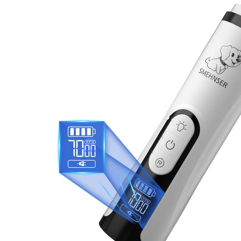 ORANGLES High‑Power Pet Nail Grinder – Electric & Rechargeable - full product showcase - displaying specifications - Image 5 of 5 | adapts to any space | High‑Power Pet Nail Grinder – Electric & Rechargeable deal New Jersey | Free Shipping ORANGLES