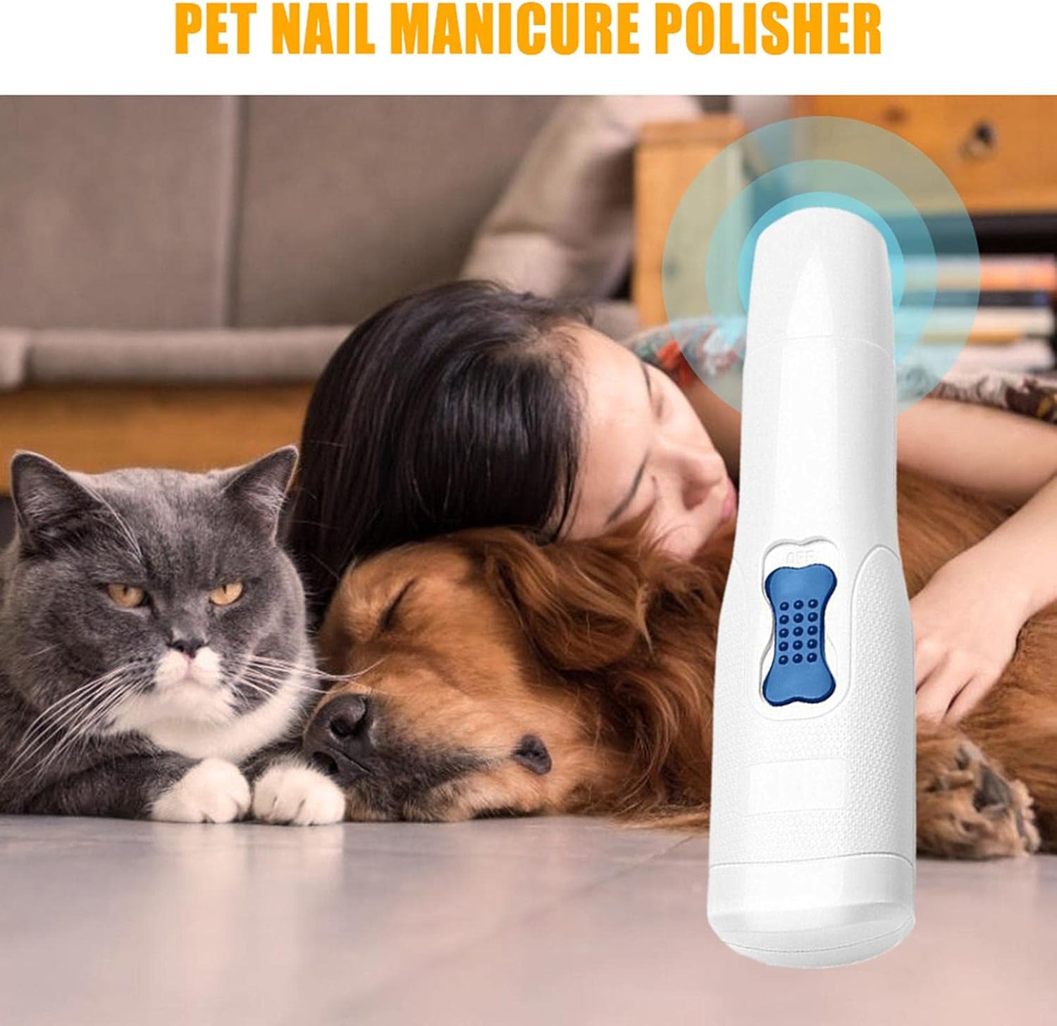 ORANGLES Electric Pet Nail Polisher – Automatic & Rechargeable - high resolution display - exposing craftsmanship - Image 2 of 6 | built for everyone | Electric Pet Nail Polisher – Automatic & Rechargeable for sale Georgia | Free Shipping ORANGLES