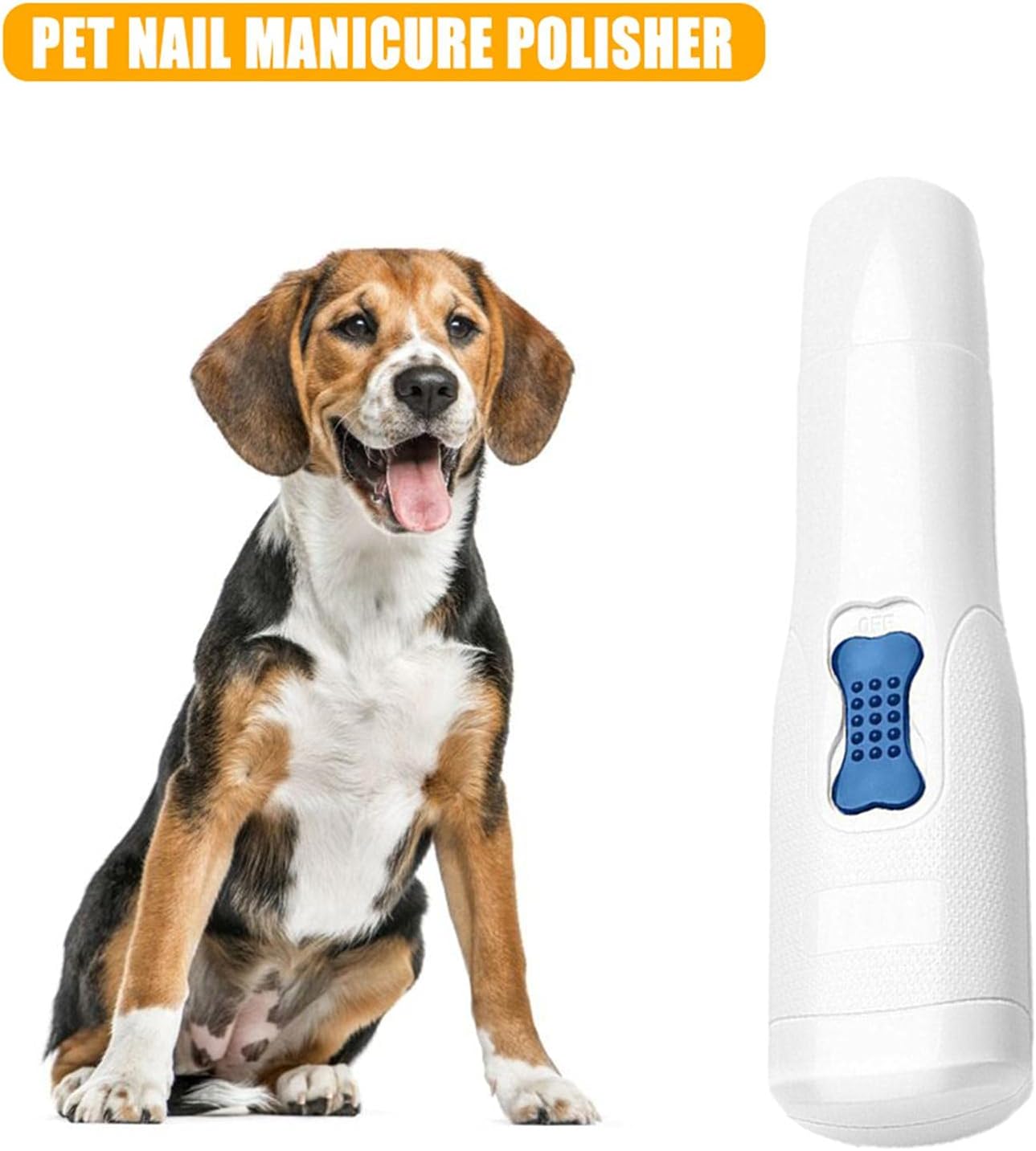 ORANGLES Electric Pet Nail Polisher – Automatic & Rechargeable - full product showcase - displaying specifications - Image 5 of 6 | adapts to any space | Electric Pet Nail Polisher – Automatic & Rechargeable deal New Jersey | Free Shipping ORANGLES