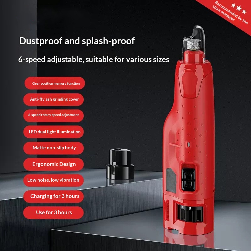 ORANGLES Pet Nail Grinder With Light 6 Speed Dust Proof - high resolution display - exposing craftsmanship - Image 2 of 5 | built for everyone | Pet Nail Grinder With Light 6 Speed Dust Proof for sale Georgia | Free Shipping ORANGLES