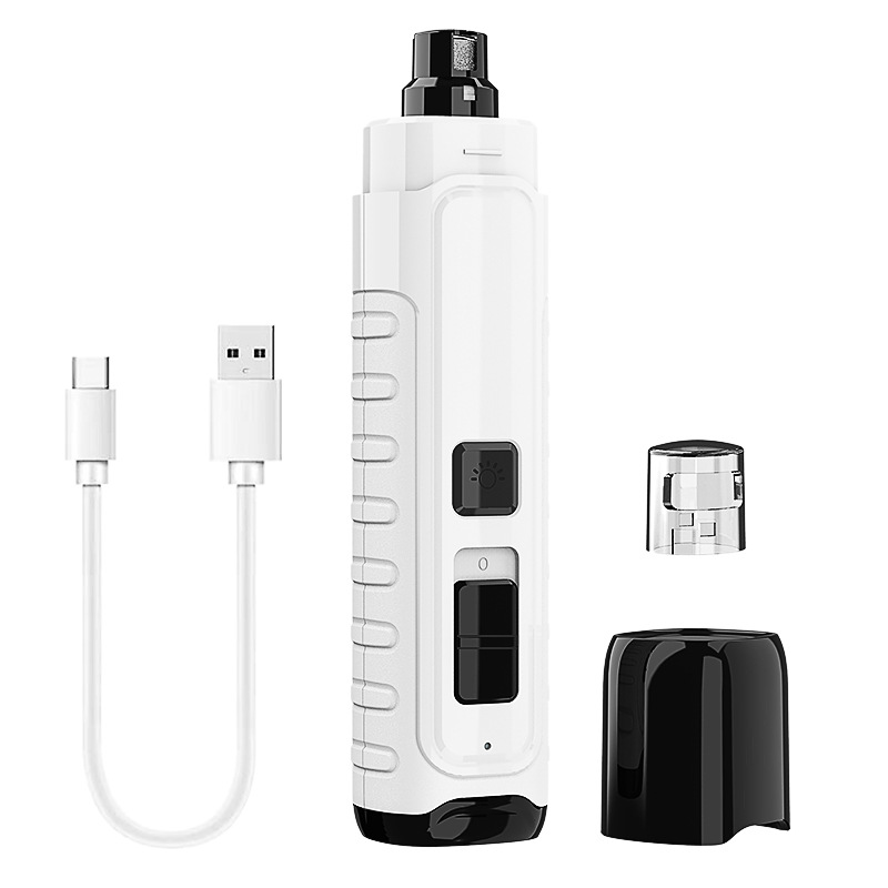 Pet Nail Polisher 4 LED Rechargeable Electric Polisher