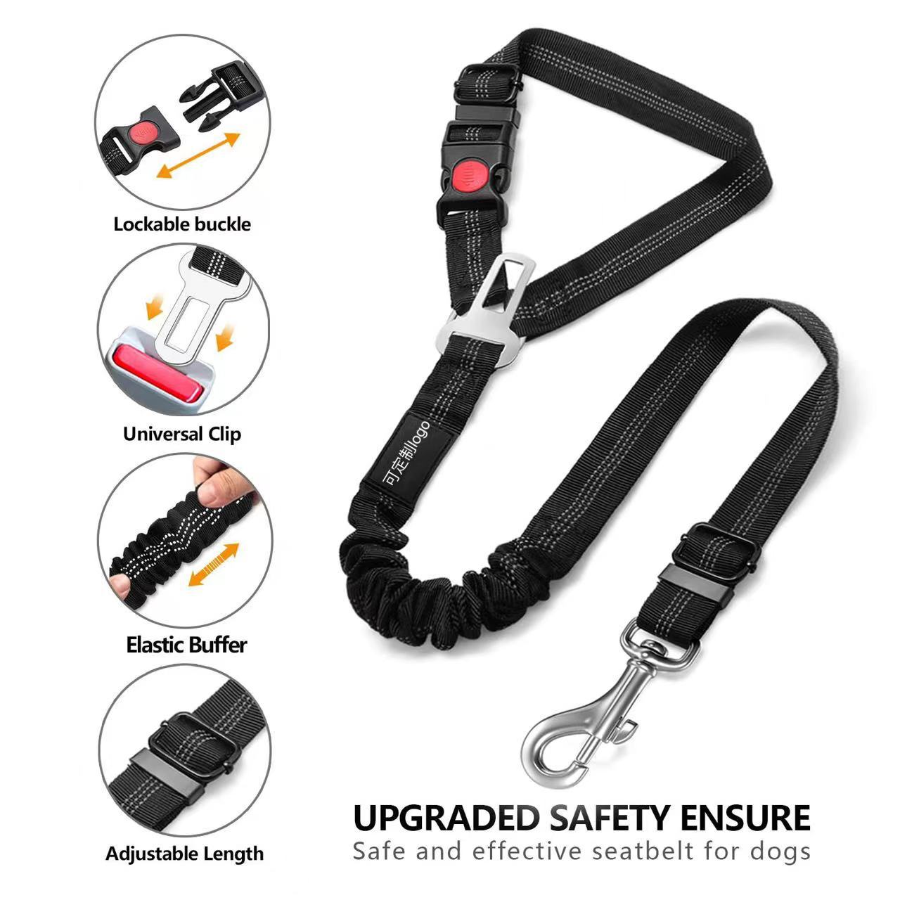 ORANGLES Pet Car Seat Belt Leash Nylon Safety Harness - high resolution display - exposing craftsmanship - Image 2 of 6 | built for everyone | Pet Car Seat Belt Leash Nylon Safety Harness for sale Georgia | Free Shipping ORANGLES