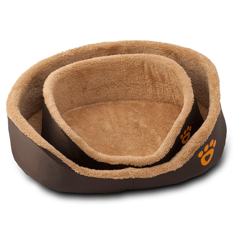 ORANGLES Soft Warm Wool Round Dog Pet Sofa Bed - high resolution display - exposing craftsmanship - Image 2 of 3 | built for everyone | Soft Warm Wool Round Dog Pet Sofa Bed for sale Georgia | Free Shipping ORANGLES