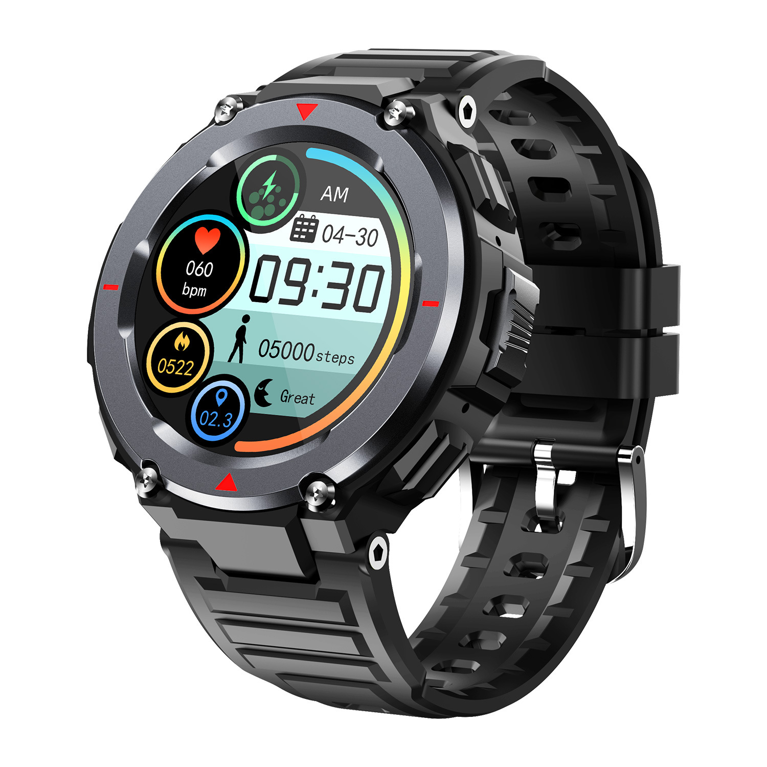 S25 Round Screen Smart Sports Watch With Large Battery And Long Standby