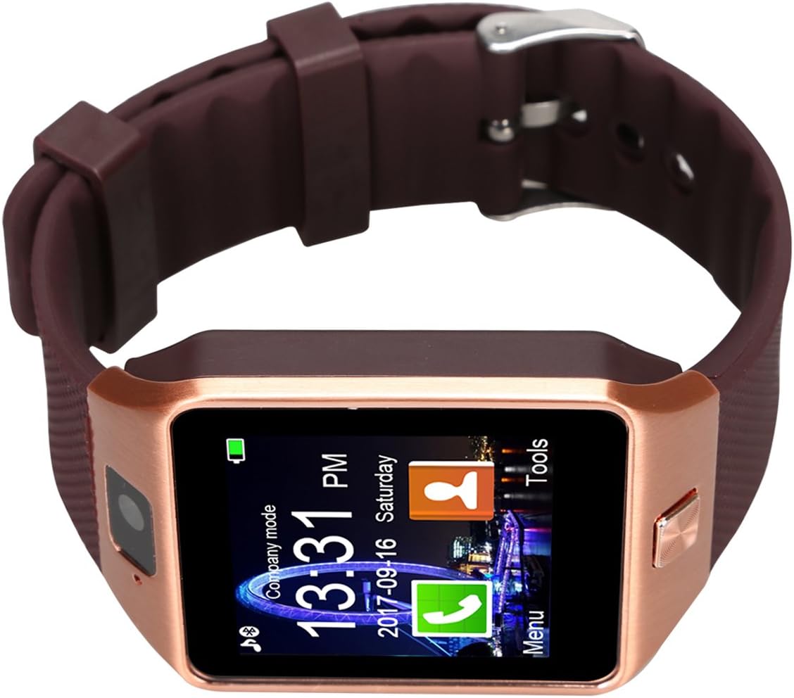 ORANGLES Sports Smart Watch DZ09 Card Phone Watch With Fitness Tracker - detailed closeup view - illustrating benefits - Image 3 of 4 | created for all | Shop Sports Smart Watch DZ09 Card Phone Watch With Fitness Tracker North Carolina | Free Shipping ORANGLES