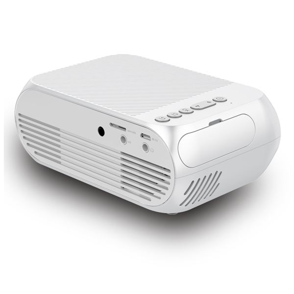 ORANGLES Mini HD Portable Projector For Home Entertainment - angled perspective - presenting advantages - Image 4 of 4 | fits any environment | Purchase Mini HD Portable Projector For Home Entertainment Michigan | Free Shipping ORANGLES