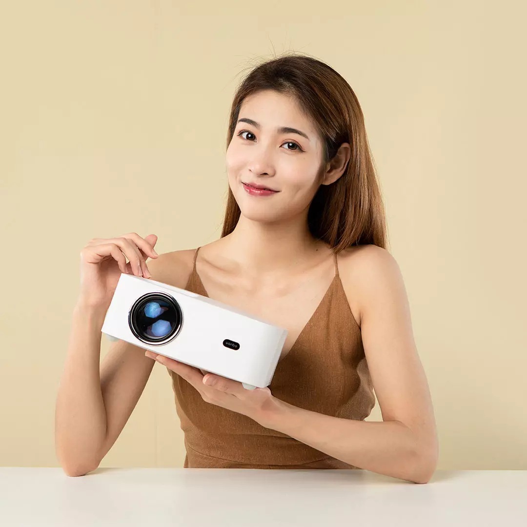ORANGLES Smart 4K Portable Projector With Mobile Phone Connection - high resolution display - exposing craftsmanship - Image 2 of 3 | built for everyone | Smart 4K Portable Projector With Mobile Phone Connection for sale Georgia | Free Shipping ORANGLES