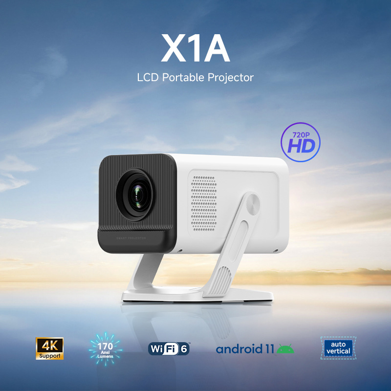 ORANGLES Mini Portable Projector HD Home Theater Bright Display - elegant presentation - Image 6 of 6 | designed for enthusiasts | Illinois | Free Shipping ORANGLES