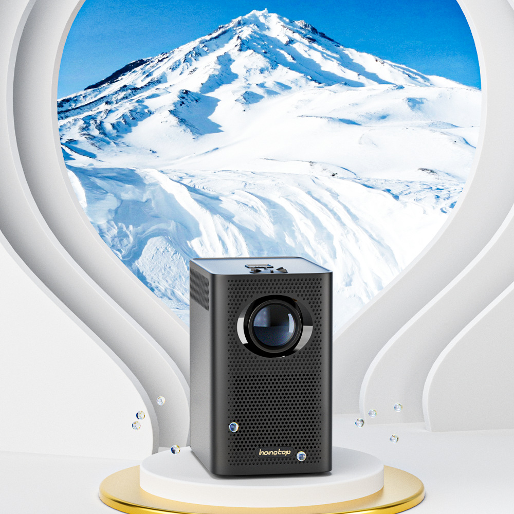 ORANGLES Portable Projector Screen Clear Mini Household Projector - high resolution display - Image 2 of 5 | perfect for office | California | Free Shipping ORANGLES