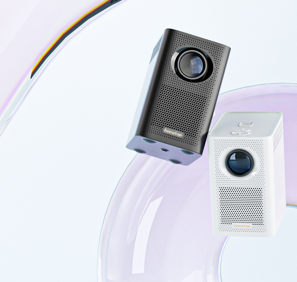 ORANGLES Portable Projector Screen Clear Mini Household Projector - detailed closeup view - Image 3 of 5 | great for travel | Texas | Free Shipping ORANGLES