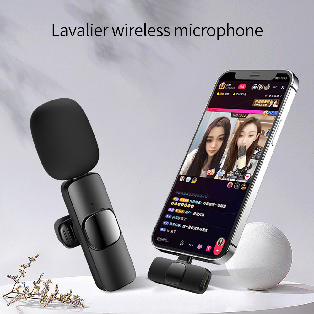 ORANGLES Mini Microphone for iPhone Wireless Lavalier Mic - high resolution display - Image 2 of 6 | perfect for office | California | Free Shipping ORANGLES