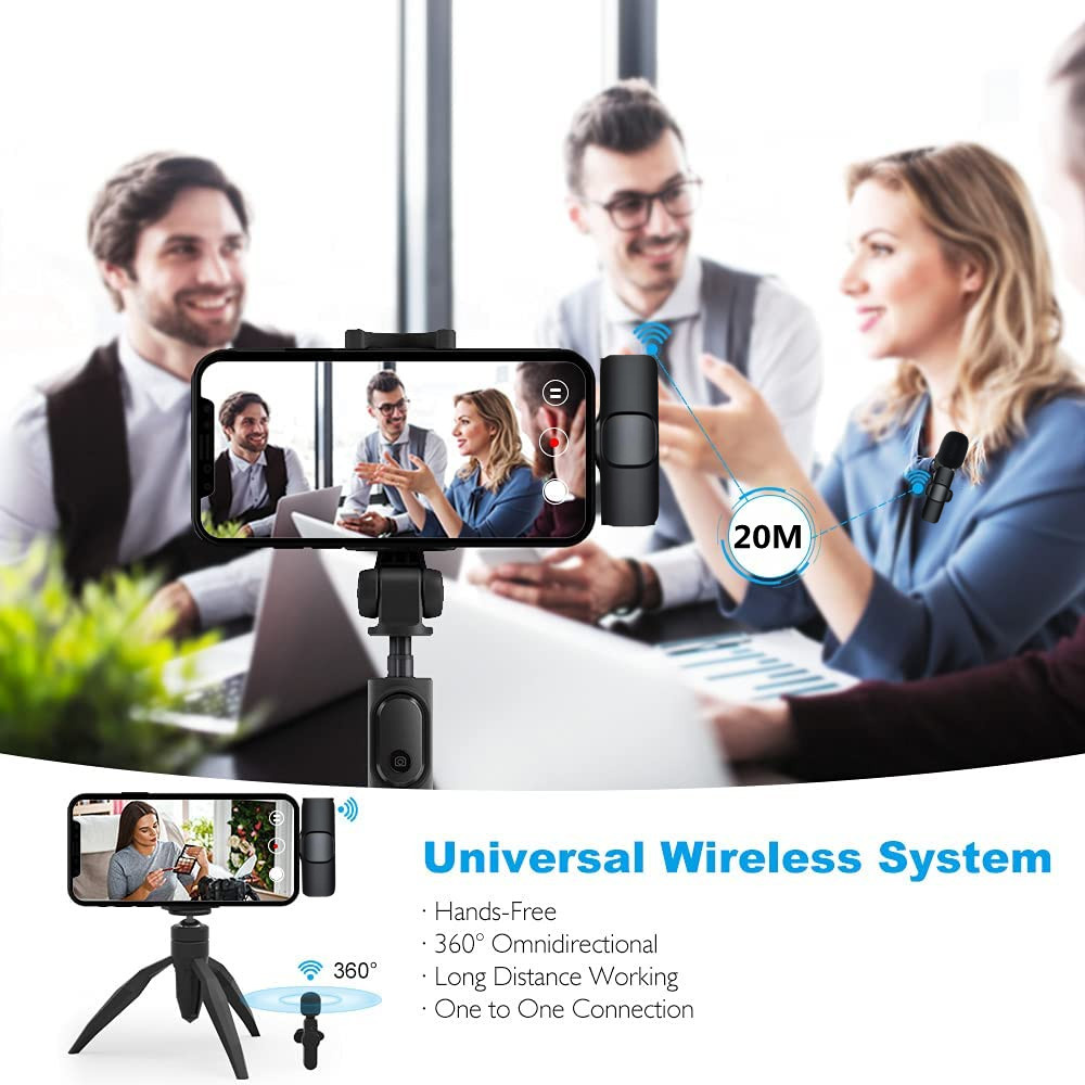 ORANGLES Mini Microphone for iPhone Wireless Lavalier Mic - full product showcase - Image 5 of 6 | suitable for professionals | Florida | Free Shipping ORANGLES