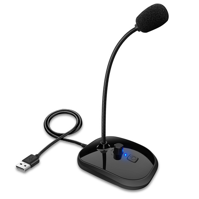ORANGLES Microphone In The Computer Gooseneck USB With Sound Card Monitor - minimalist style - showcasing main attributes - Image 1034 of 10 | built for everyone | Original Microphone In The Computer Gooseneck USB With Sound Card Monitor Indiana | Free Shipping ORANGLES