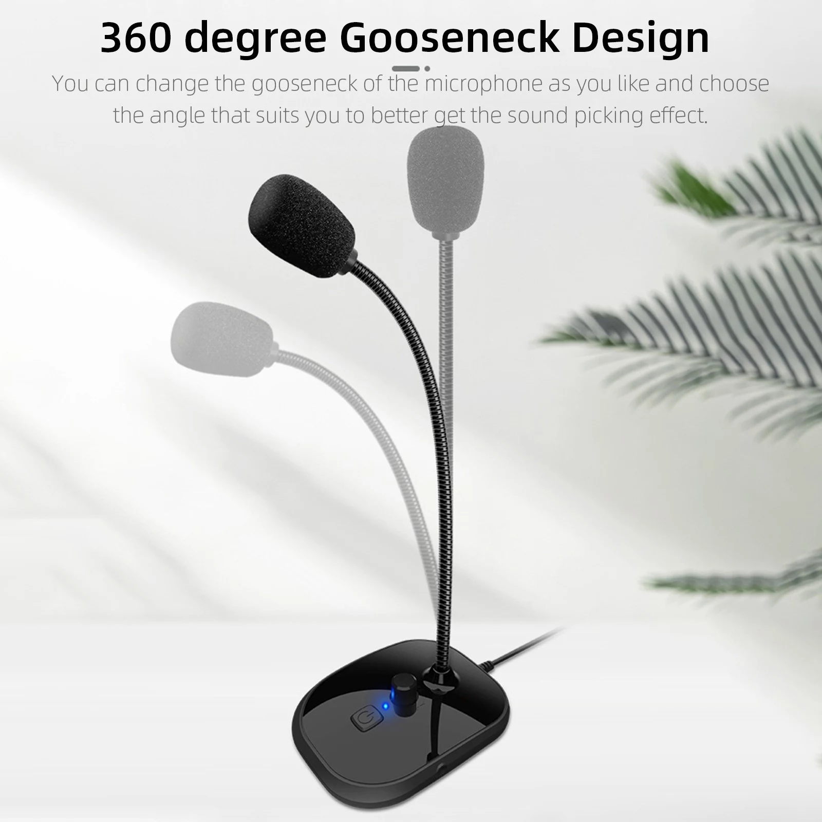 ORANGLES Microphone In The Computer Gooseneck USB With Sound Card Monitor - elegant presentation - Image 6 of 6 | designed for enthusiasts | Illinois | Free Shipping ORANGLES