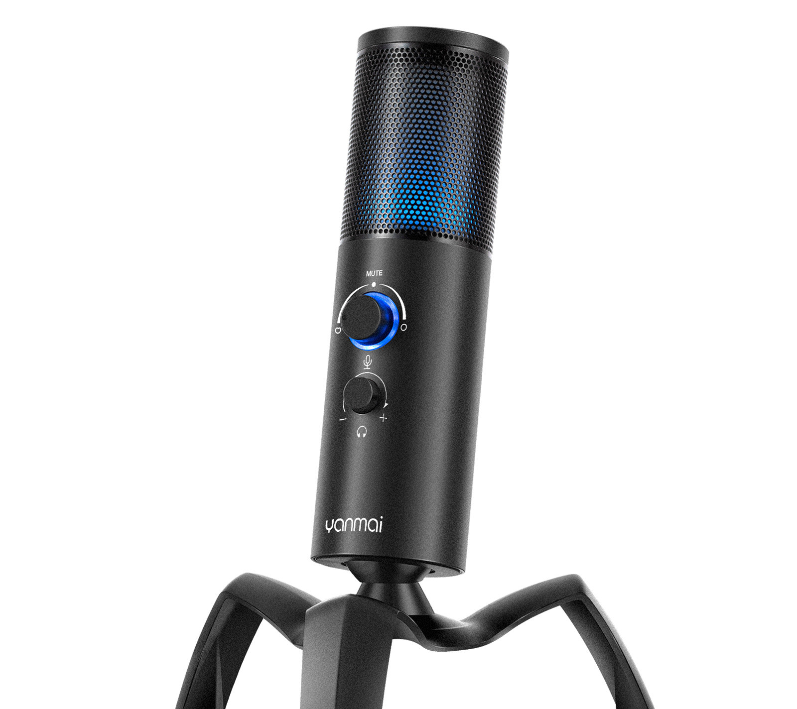 ORANGLES Microphone Condenser Microphone Q18 Two Directional Karaoke Recording - detailed closeup view - Image 3 of 4 | great for travel | Texas | Free Shipping ORANGLES