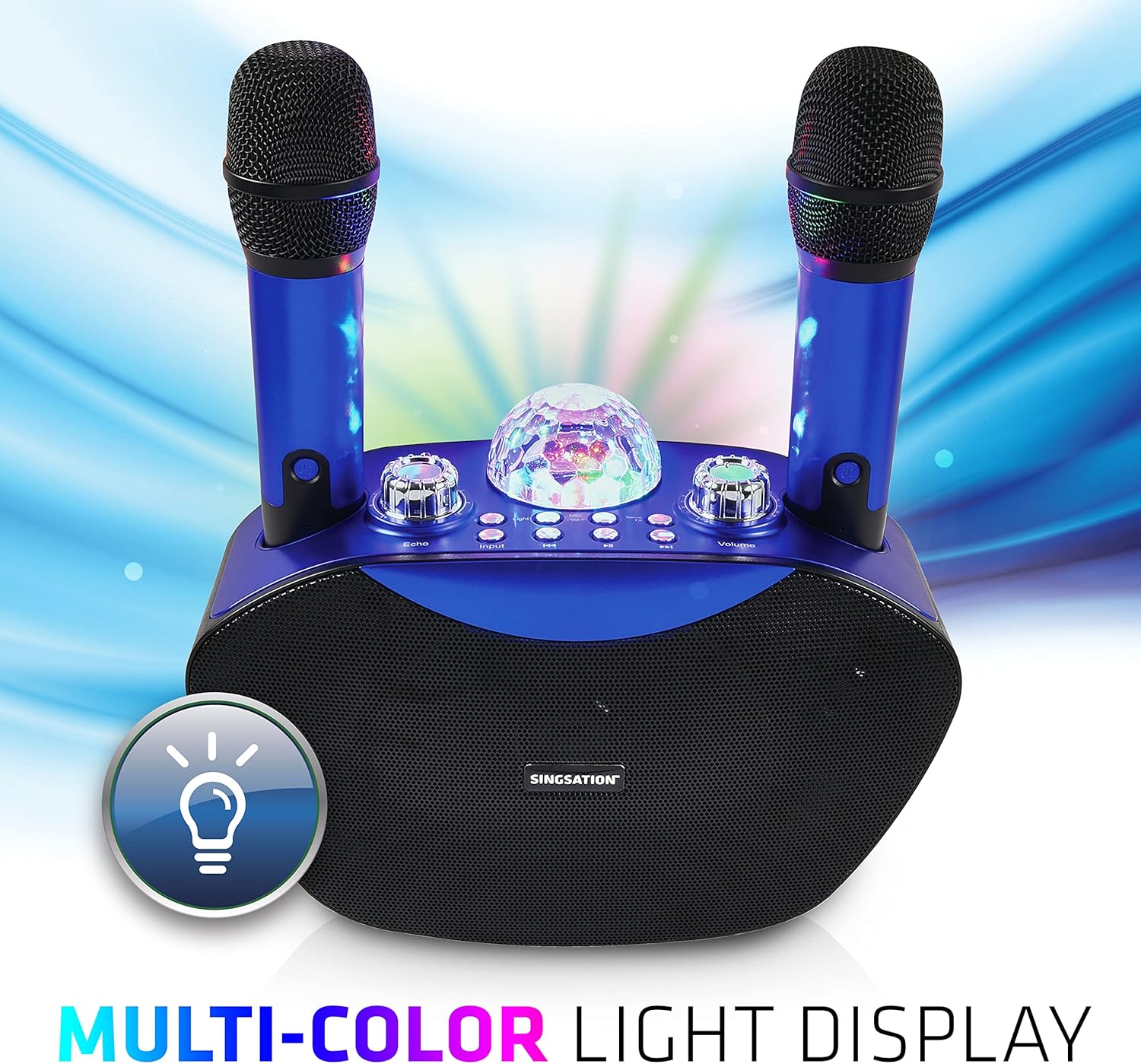 ORANGLES Bluetooth KTV Microphone Family Karaoke Recording Wireless - angled perspective - Image 4 of 6 | excellent for daily use | New York | Free Shipping ORANGLES