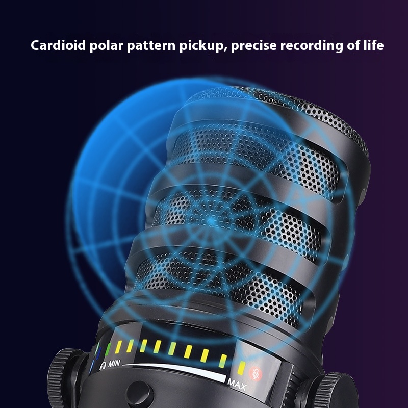 ORANGLES Podcast Microphone Studio Moving Coil For Stage Recording - angled perspective - Image 4 of 4 | excellent for daily use | New York | Free Shipping ORANGLES