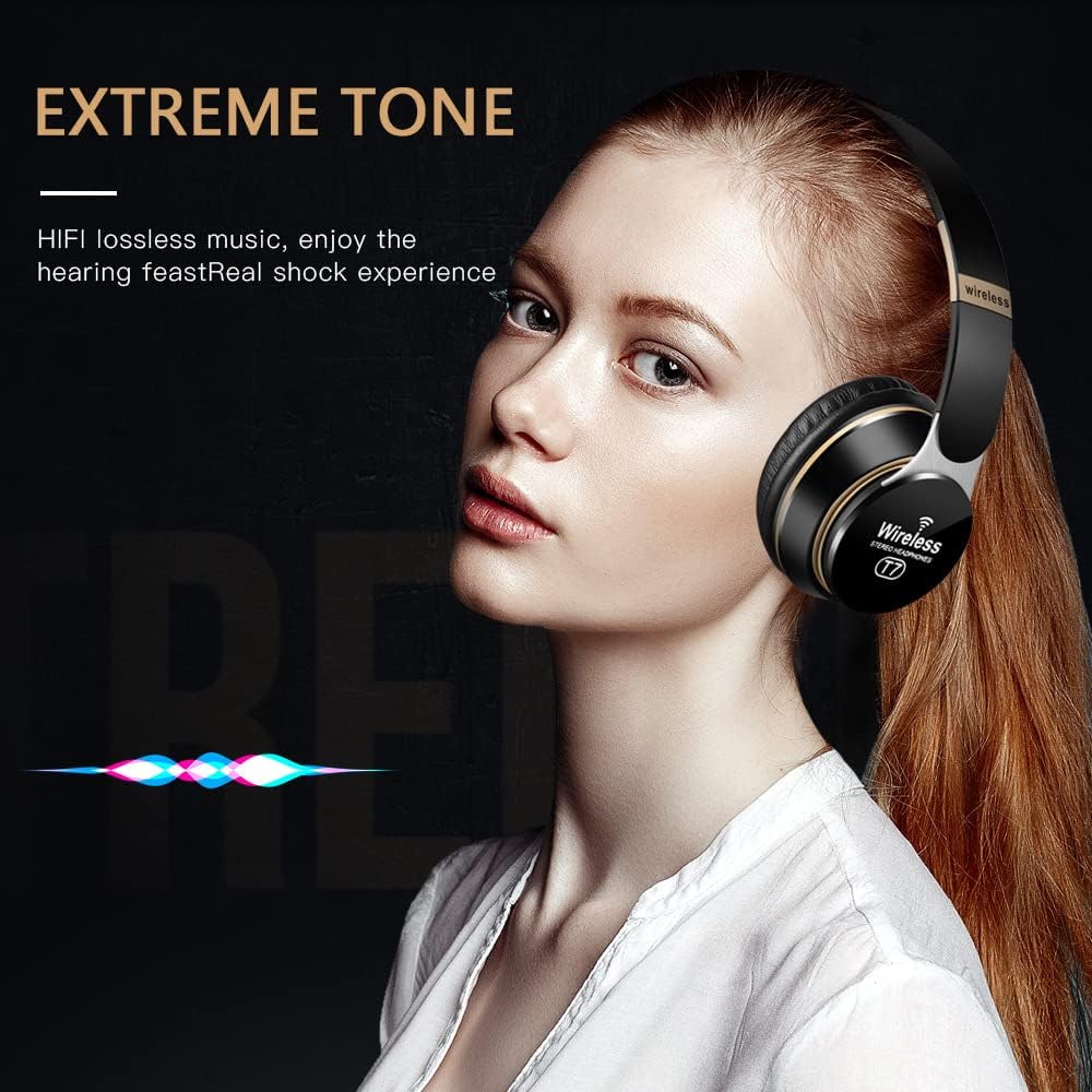 ORANGLES Headset For Musicians T7 Bluetooth Foldable Subwoofer Design - high resolution display - Image 2 of 5 | perfect for office | California | Free Shipping ORANGLES