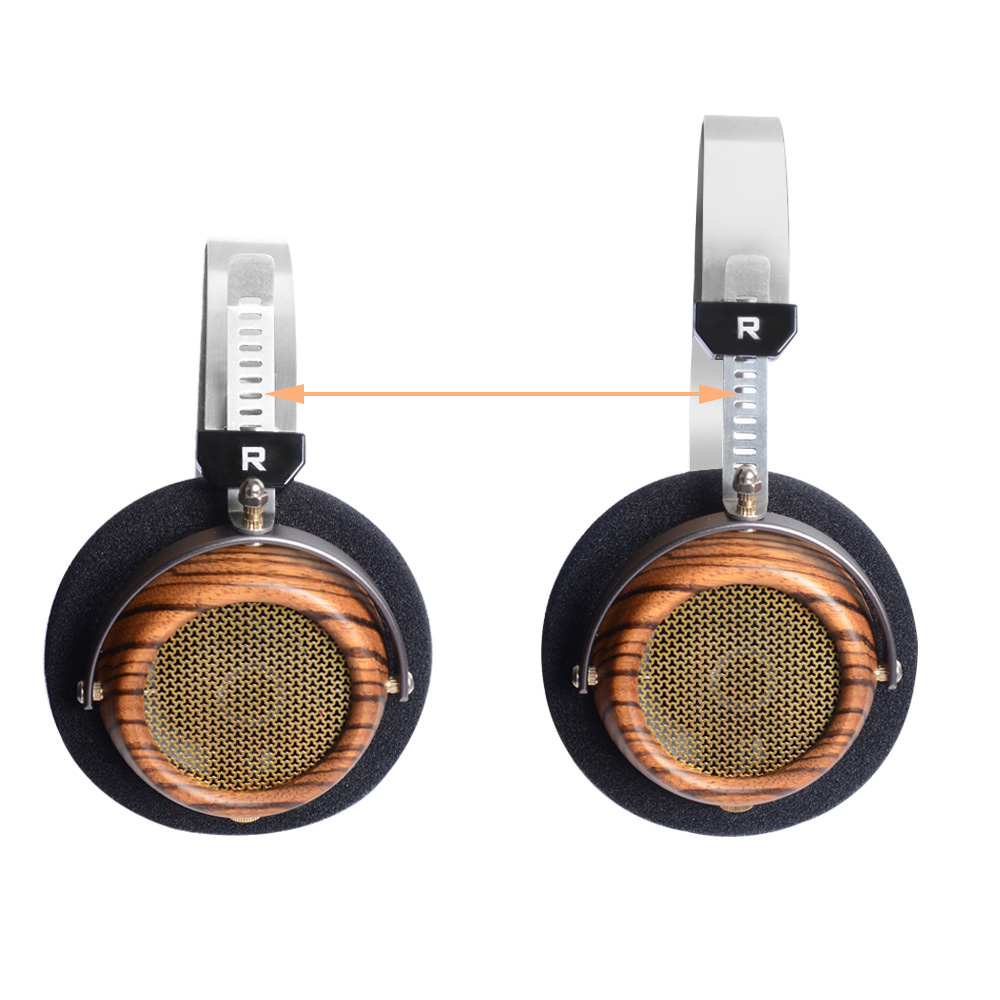 ORANGLES In Ear Monitor Headphones Retro Olive Wood Open Back - high resolution display - Image 2 of 4 | perfect for office | California | Free Shipping ORANGLES